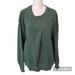 J. Crew Sweaters | J. Crew Authentic Fleece Heathered Forest Green Crew Neck Pullover Size Large | Color: Green | Size: L