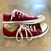 Converse Shoes | Converse Burgundy Unisex Canvas Sneakers Men’s 7.5 Women’s 9.5 | Color: Red | Size: 7.5