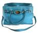 Michael Kors Bags | Michael Kors Handbag Purse Blue Leather Large Shoulder Bag Messenger Accordion | Color: Blue/Tan | Size: Os