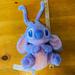 Disney Toys | Disney Parks Lilo And Stitch 10” Angel Soft Plush Female Stitch No Rips Or Stain | Color: Purple | Size: 10”