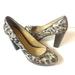 Coach Shoes | Coach Womens 9.5 B Black Brown Cheetah Print Ultra High Heels Pump Slip On Shoes | Color: Black/Brown | Size: 9.5