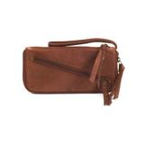 Free People Bags | Free People Brown Distressed Leather Wristlet Wallet | Color: Brown | Size: Various