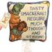 Disney Accents | Disney Classic Winnie The Pooh 10x10 100% Wool Decorative Pillow Brand New W/Tag | Color: Blue | Size: 10x10