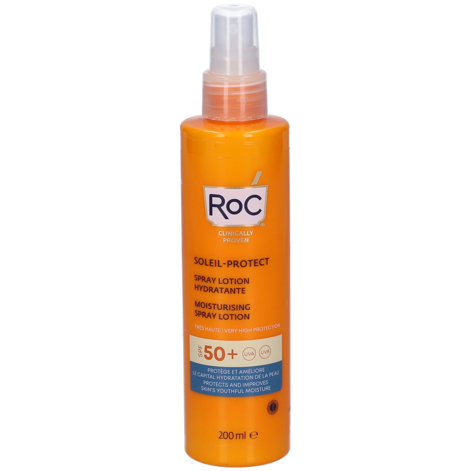 ROC Soleil Protect Lozione Spray Idratante SPF 50+ 200 ml per il corpo