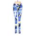 Reebok Active Pants - High Rise: Blue Activewear - Women's Size X-Small