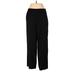 Eileen Fisher Dress Pants - Mid/Reg Rise: Black Bottoms - Women's Size Small