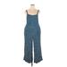 Torrid Jumpsuit Square Sleeveless: Blue Jumpsuits - Women's Size 2X Plus