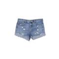 Free People Denim Shorts: Blue Bottoms - Women's Size 29 - Medium Wash