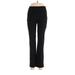 Larry Levine Dress Pants - High Rise Boot Cut Boot Cut: Black Bottoms - Women's Size Medium