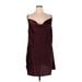 Nasty Gal Inc. Casual Dress - Slip dress: Burgundy Dresses - New - Women's Size 12