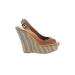 Steve Madden Wedges: Tan Shoes - Women's Size 8 1/2