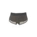 Lululemon Athletica Athletic Shorts: Gray Color Block Activewear - Women's Size 8