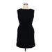 Talbots Casual Dress - Shift: Black Solid Dresses - Women's Size 14 Petite