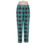 Lands' End Casual Pants - High Rise: Teal Bottoms - Women's Size Large