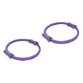 SUPVOX 2 Pcs Women’s Rings Pilates Ring Workout Rings for Women Womans Rings Pilates Ring for Exercise Machines Ring for Women Non-slip Yoga Ring Purple Fitness Ring Body Sculpting Miss