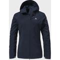 Outdoorjacke SCHÖFFEL "Softshell Jkt Mangart L" Gr. 44, blau (8820, blau) Damen Jacken Outdoorjacken