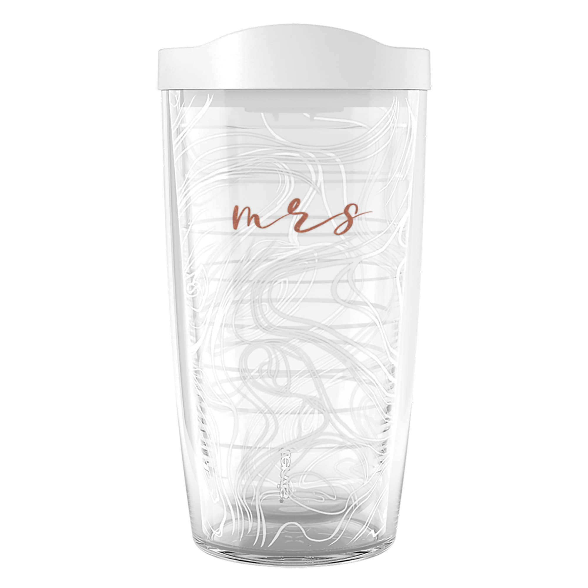 Tervis Bride and Groom Mr and Mrs Made in USA Double Walled Insulated Travel Tumbler, Mrs