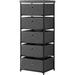 Tall Fabric Drawer Tower with 5 Drawers