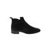 Dolce Vita Ankle Boots: Black Print Shoes - Women's Size 10 - Almond Toe