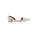 Madewell Flats: Slip-on Chunky Heel Glamorous Silver Shoes - Women's Size 9 1/2 - Pointed Toe