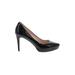 Coach Heels: Pumps Stilleto Classic Black Print Shoes - Women's Size 8 - Almond Toe