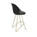 sohoConcept Avanos Cat Counter & Bar Stool Metal in Yellow | 21 W x 22 D in | Wayfair AVA-CAT-BRS-BAR-05