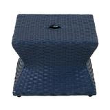 Sunjoy Umbrella Side Table in Blue | 12.01 H x 15.75 W x 15.75 D in | Wayfair A210051201