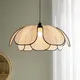 Lampes suspendues en rotin vintage lustre de plafond luminaire design éclairage de table salle à
