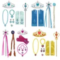 Accessoires de cosplay princesse Elsa Anna pour bébés filles couronne baguette magique collier