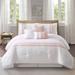 August Grove® Burline Comforter Set Polyester/Polyfill in Pink/Yellow | California King Comforter + 6 Additional Pieces | Wayfair