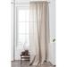 Gracie Oaks Aburio Linen Semi-Sheer Curtain Panel Linen in White | 63 H x 52 W in | Wayfair 3C40612007D84DB18ECA82110691E53F