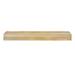 Loon Peak® Jaidy 2 Piece Oak Solid Wood Floating Shelf Wood in Brown | 4 H x 44 W x 4 D in | Wayfair 64AC5882051A41C7B24EEC2136C6BCF5