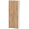 bümö Aktenschrank abschließbar, Büroschrank Holz 80cm breit in Weiß/Asteiche - abschließbarer Schrank mit Aktenregal für's Büro & Arbeitszimmer, Büro