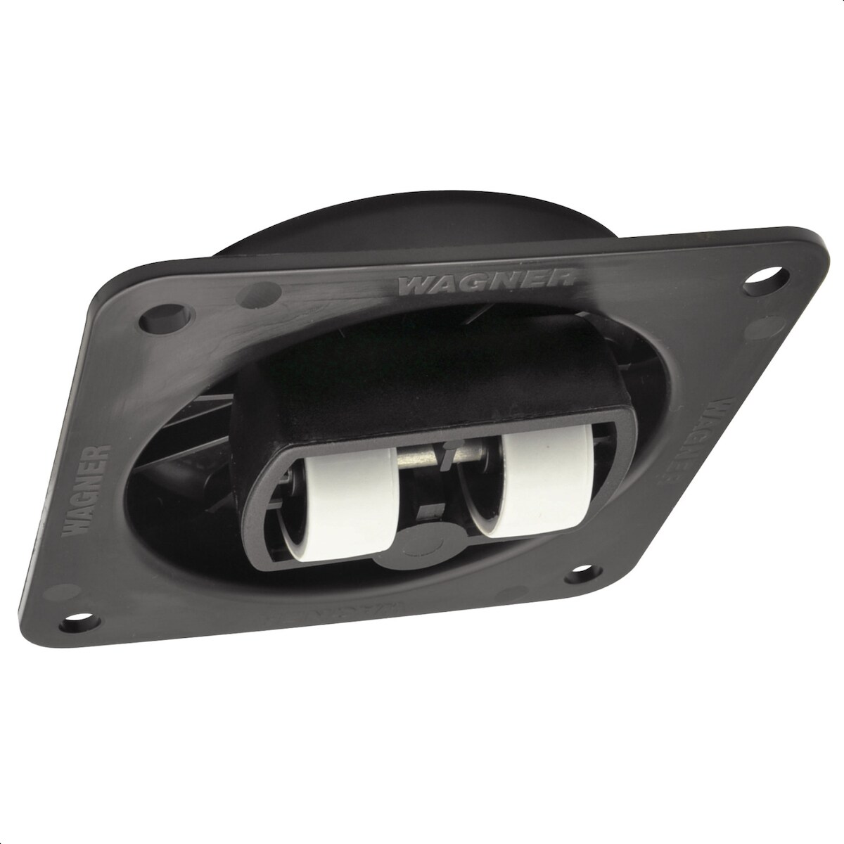 WAGNER Soft-Lenkrolle ROLLER-MINI MAX - Ø 21 mm, Gehäuse schwarz 85 x 106 - Ø 85 x19/21 mm, Tragkraft 50 kg - 01708701 Image