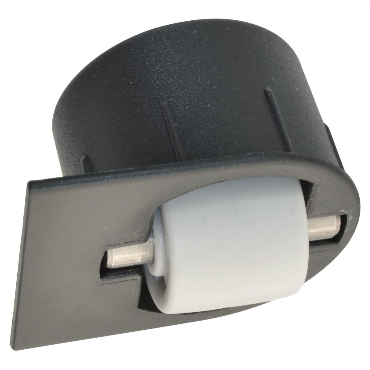 WAGNER Soft-Lenkrolle ROLLER-MINI STOPP SCHWER - Ø 15 mm, Gehäuse schwarz 30/Ø25 x 17/6 mm, Tragkraft 50 kg - 01707701 Image