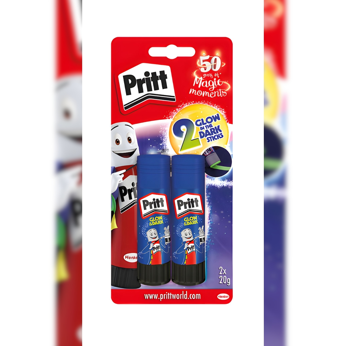 Pritt Klebestift Glow in t.D. 2x20g Image