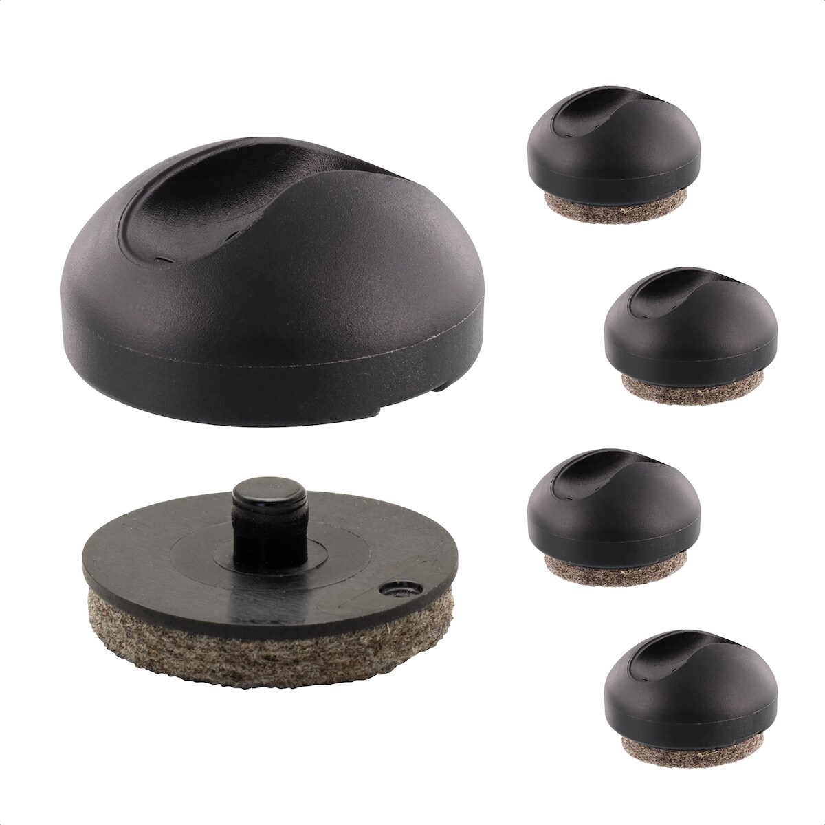 WAGNER Bodenschoner/Bodenschützer für HAIRPIN LEGS Ø 30 x 20 mm, Rohre Ø 9 mm, mit QuickClick Gleitern - 12393199 Image