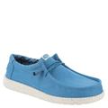 Hey Dude Wally Easy Washed Canvas - Mens 14 Blue Slip On Medium