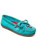 Minnetonka Thunderbird Animikii - Womens 5.5 Blue Slip On Medium