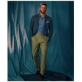 Brooks Brothers Men's The Ghurka Pant In Linen-Cotton Blend Pants | Olive | Size 36 32