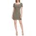 Tweed Square Neck Sheath Dress