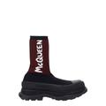 Logo Intarsia High Ankle Sock Boots