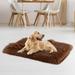 KANY Pet Beds Clearance Cat Beds Dog Bed Home Warm Pet Dog Blanket Cat Blanket Pet Plush Mat Solid Color Pet Mat Dog Pillow Dog Bed Large Kitten Bed (Coffee 39.3 Ã—29.5 )