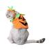 Dreses Halloween Dog Headwear Puppy Pumpkin Outfit Dogs Costumes Pet Sequins