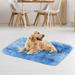 KANY Pet Beds Clearance Cat Beds Dog Bed Home Warm Pet Dog Blanket Cat Blanket Pet Plush Mat Solid Color Pet Mat Dog Pillow Medium Dog Bed Kitten Bed (Tie-Dye Blue 30.7 Ã—21.2 )