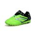 Kesitin Kids Soft Lace Up Trainers Boys Running Comfort Sneakers Nonslip Track Spikes Green Broken Nail 9.5