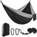 1-2 Person Color Matching Portable Outdoor Camping Hammock With Nylon High Strength Parachute Fabric Hanging Bed 270*140cm