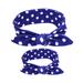 BKQCNKM Headbands for Women Headband for Washing Face Women&girls Fashion Soft Parent Child Two Pieces Headbands Stretchy Hair Bands Workout Yoga Sport Headbands Blue One Size