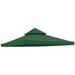 10 x10 2-Tier Gazebo Top Canopy Replacement Cover for Outdoor Garden Patio Pavilion Sunshade