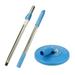 Oneshit Mop/Brooms Accessories Clearance Spin Mop Pole Handle Replacement for Floor Mop 360 No Foot Pedal Version Blue Mop/Brooms Accessories